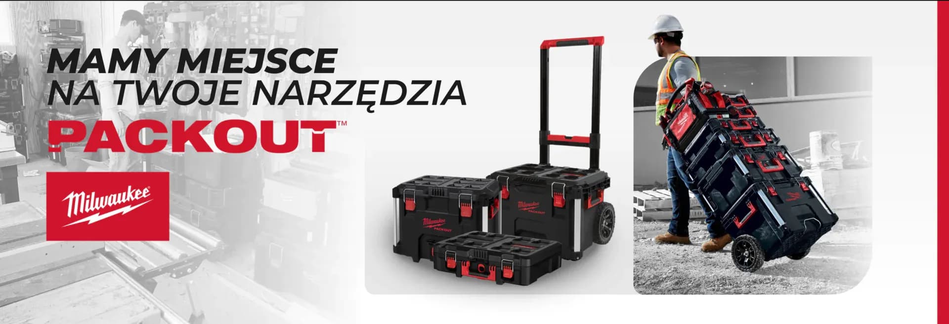 Milwaukee PACKOUT — miejsce na Twoje narzędzia