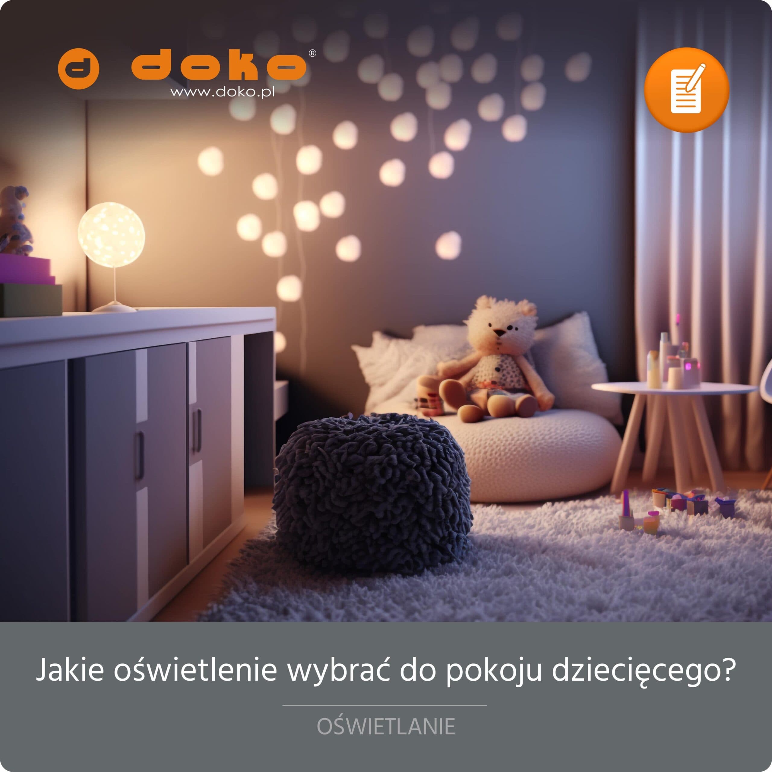 Jakie oświetlenie wybrać do pokoju dziecięcego?