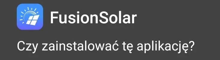 FusionSolar instalacja